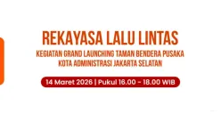 Peresmian Taman Bendera Pusaka, Dishub DKI Jakarta Terapkan Rekayasa Lalu Lintas di Sekitar Lokasi, Ini Ruas Jalan yang Perlu Dihindari