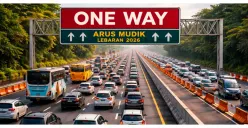 Catat! Jadwal One Way Nasional Arus Mudik Lebaran 2026