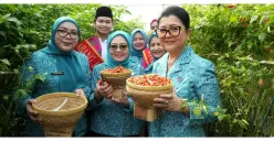 6,5 Ton Komoditas Sayur-Mayur dan Perikanan Berhasil Dipanen dalam Kegiatan Panen Raya Serentak di Jakarta Timur