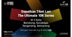 Untung Banyak! bank bjb Buka Akses Tiket Lari Ultimate 10K Melalui Program Menabung