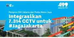 Pemprov DKI Jakarta dan Polda Metro Jaya Integrasikan 7.314 CCTV untuk JagaJakarta