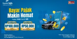 Bayar Pajak Pakai DIGI, bank bjb Tawarkan Cashback Menarik Hingga Rp100 Ribu