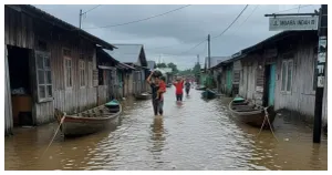 Ilustrasi. Banjir Rob (Sumber: Gemini AI)
