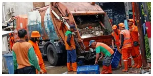 Lahan KAI Digunakan untuk TPS Sementara (Sumber: beritajakarta.id)