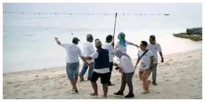 Disparekraf DKI Jakarta Gelar Kegiatan PWP Bersama Konten Kreator di Kepulauan Seribu (Sumber: beritajakarta.id)