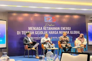 Narasumber dalam diskusi "Menjaga Ketahanan Energi Di Tengah Gejolak Harga Minyak Global” yang digelar Energy and Mining Editor Society (E2S) di Jakarta, Kamis 9 April 2026. (Foto: Dok Birny Birdieni)