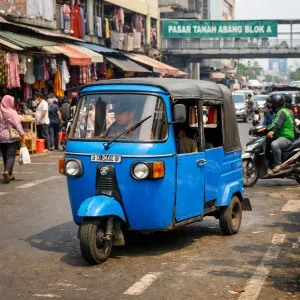 Viral di media sosial memperlihatkan tindakan memalak yang dilakukan prima kepada sopir bajaj di kawasan Tanah Abang Jakarta Pusat. (Sumber: Generate by AI | Foto: Generate by AI)