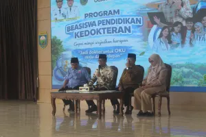 Pemkab OKU dan UIN Jakarta menjalin kerja sama beasiswa kedokteran gratis bagi siswa berprestasi dari keluarga kurang mampu.