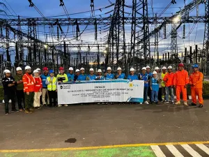 PLN kembali merampungkan pembangunan Extension 1 Line Bay GI 150 kV KIIC II/Margakarya yang berfungsi untuk menyuplai kebutuhan listrik KTT PT Microsoft Operation Indonesia (JKT09). (Sumber: Ist)