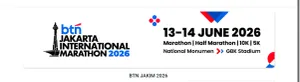 Pemprov DKI Jakarta akan mengratiskan transportasi umum bagi peserta dan paniyia Jakarta International Marathon (Jakim) 2026. (Sumber: jakim.id | Foto: jakim.id)