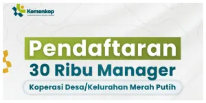 Loker Manager di Koperasi Desa Merah Putih (Sumber: Instagram @kemenkop)