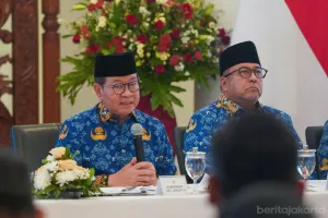 Gubernur DKI Jakarta, Pramono Anung dan Wakil Gubernur, Rano Karno. (Sumber: beritajakarta.id | Foto: beritajakarta.id)