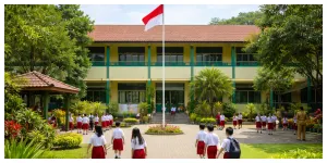 Ilustrasi. Sekolah (Sumber: Generative AI)
