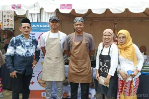 Lebaran Betawi 2026 sukses digelar, omzet penjualan sebesar Rp 57,3 juta selama dua hari pelaksanaan, 18-19 April 2026. (Sumber: beritajakarta.id | Foto: beritajakarta.id)