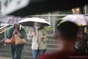 Prediksi cuaca DKI Jakarta pada Rabu, 22 April 2026 dari Badan Meteorologi, Klimatologi, dan Geofisika (BMKG). (Sumber: Beritajakarta.id | Foto: Beritajakarta.id)