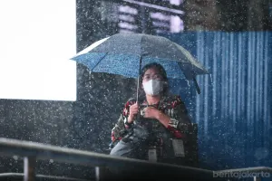 Prediksi cuaca DKI Jakarta dari Badan Meteorologi, Klimatologi, dan Geofisika (BMKG) untuk wilayah DKI Jakarta pada Kamis, 23 April 2026. (Sumber: Beritajakarta.id | Foto: Beritajakarta.id)