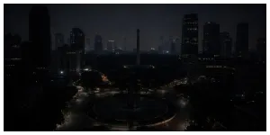 Ilustrasi. Pemadaman Lampu di DKI Jakarta Peringati Hari Bumi 2026 (Sumber: Generative AI)