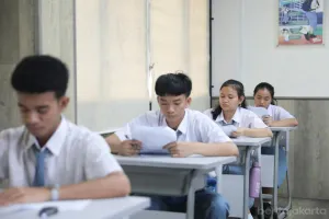Sebanyak Rp253,6 miliar digelontorkan oleh Pemprov DKI Jakarta untuk memberikan fasilitas sekolah gratis di 103 sekolah swasta yang berada di Ibu kota. (Sumber: Beritajakarta.id | Foto: Beritajakarta.id)