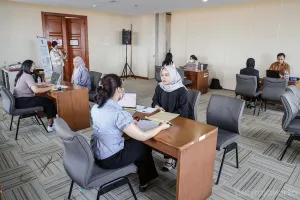 Sebanyak 287 lowongan kerja disediakan dalam ajang Walk in Interview Jakbar Career Week. (Sumber: beritajakarta.id | Foto: beritajakarta.id)