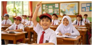 Ilustrasi. Sekolah Swasta Gratis di Jakarta (Sumber: Generative AI)