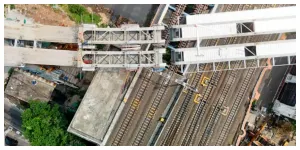 Proyek LRT Jakarta Fase 1B Velodrome - Manggarai (Sumber: Instagram @waskita_karya)