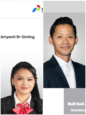 Ginka Febriyanti (mantan relawan prabowo-gibran) Komisaris PT Pertamina Retail dan Mufli Budi Ananda (mantan asprinya Raffi Ahmad) Komisaris PT Krakatau Steel (Foto: Kolase)