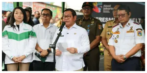 Gubernur DKI Jakarta Pramono Anung Resmikan Shelter Ojol di Kawasan Thamrin (Sumber: beritajakarta.id)