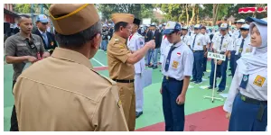 Wali Kota Jakarta Selatan, Syafrin Liputo Tinjau Pelaksanaan MPLS di SMK Negeri 57 Pasar Minggu (Sumber: beritajakarta.id)