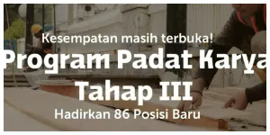 Program Padat Karta Tahap III Hadirkan 86 Posisi Baru (Sumber: Instagram @dkijakarta)