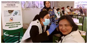 Puskesmas Kecamatan Kramat Jati Buka Layanan CKG di Pusat Perbelanjaan (Sumber: beritajakarta.id)