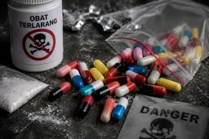 Ilustrasi. Direktorat Reserse Narkoba Polda Metro Jaya kini tengah mendalami informasi terkait adanya dugaan rencana pemasokan obat keras jenis Tramadol untuk massa aksi unjuk rasa di Jakarta. (Sumber: Generate by AI | Foto: Generate by AI)