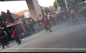 Ilustrasi. Sebanyak 900 personel gabungan disiagakan guna mengawal aksi demonstrasi yang akan berlangsung di dua titik wilayah Jakarta Pusat pada hari ini, Kamis, 23 Juli 2026. (Sumber: TL x@irajenar | Foto: TL x@irajenar)