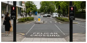 Ilustrasi. Pelican Crossing (Sumber: Generative AI)