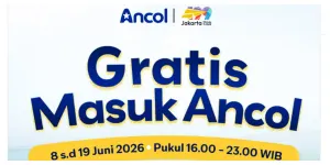 Gratis Masuk Ancol 8-19 Juni 2016 Dalam Rangka Perayaan HUT ke 499 Kota Jakarta (Sumber: Instagram @ancoltamanimpian)