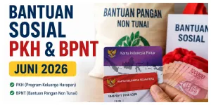 Ilustrasi. Bansos PKH dan BPNT Juni 2026 (Sumber: Generative AI)
