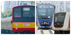 KRL, MRT dan LRT Jakarta (Sumber: jakarta.go.id dan smartcity.jakarta.go.id)