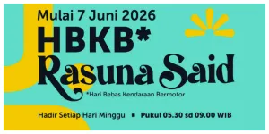 HBKB atau CFD di Rasuna Said Dimulai Minggu 7 Juni 2026 (Sumber: Instagram @dkijakarta)