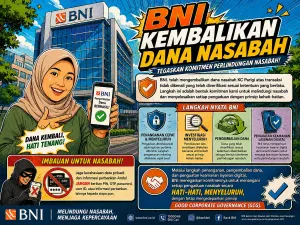 Sukses Cair Ganti Rugi, BNI Kembalikan Dana Nasabah KC Parigi dan Tangani Pengaduan Sampai Tuntas