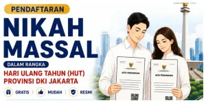 Dukcapil Jakarta Utara Gelar Nikah Massal GRATIS (Sumber: Instagram @dukcapiljakut)