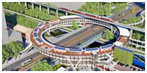 Desain Jembatan Cincin Donat Dukuh Atas (Sumber: Dok MRT Jakarta)