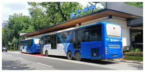 Rute Transjakarta Menuju ke Jakarta Fair Kemayoran 2026 (Sumber: beritajakarta.id)