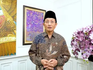 Menag Nasaruddin Umar mengajak masyarakat memperkuat persatuan, toleransi, dan kepedulian pada Tahun Baru 1448 H.