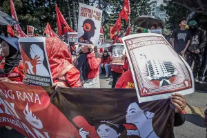 Ilustrasi Demo Jakarta. (Sumber: AYOJAKARTA.COM | Foto: Kavin Faza)