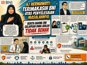Bantah Isu Miring di Medsos! BNI Buktikan Integritas Lewat Pengembalian Dana Hermawati