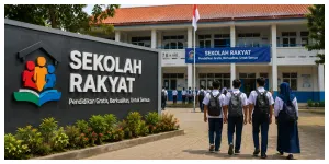 Ilustrasi. Sekolah Rakyat (Sumber: Generative AI)