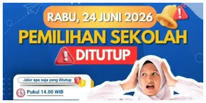 Pimilihan Sekolah SPMB DKI Jakarta 2026 akan Ditutup Hari Ini, Rabu (24/6). (Sumber: Instagram @officialpmbdki)
