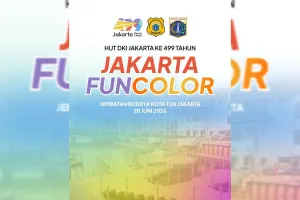 Forum Kewaspadaan Dini Masyarakat (FKDM) DKI Jakarta bersiap menggelar acara bertajuk Jakarta Fun Color guna menyemarakkan Hari Ulang Tahun (HUT) ke-499 Kota Jakarta. (Sumber: beritajakarta.id | Foto: beritajakarta.id)