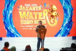 Gubernur DKI Jakarta, Pramono Anung, menyampaikan optimisme tinggi cakupan layanan air bersih di Jakarta akan mencapai 100 persen pada tahun 2029. (Sumber: Beritajakarta.id | Foto: Beritajakarta.id)
