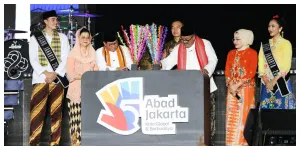 Logo 5 Abad Jakarta Diluncurkan (Sumber: beritajakarta.id)