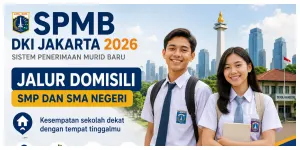 Ilustrasi. SPMB DKI Jakarta 2026 Jalur Domisili SMP dan SMA Dibuka per Hari Ini (Sumber: Generative AI)